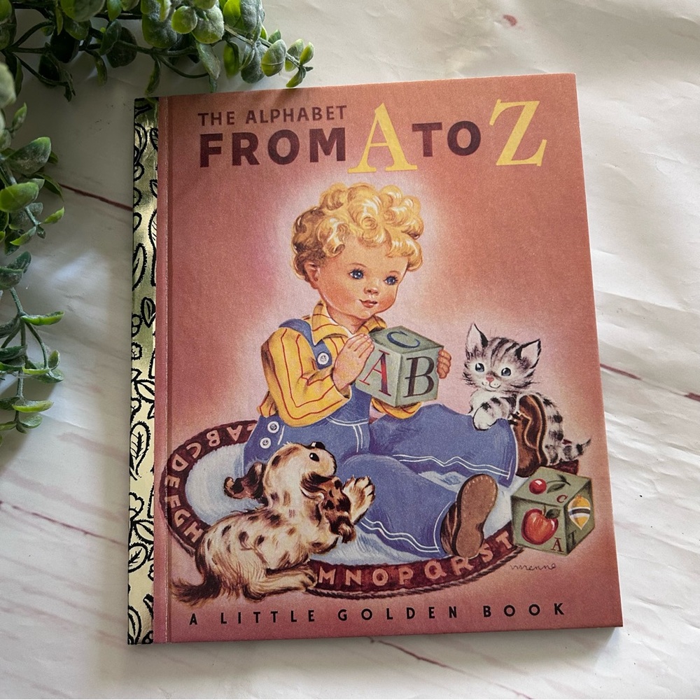 📕 The Little Golden Book Library • “The Alphabet From A-Z”
